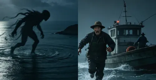 福建海面巨大黑影